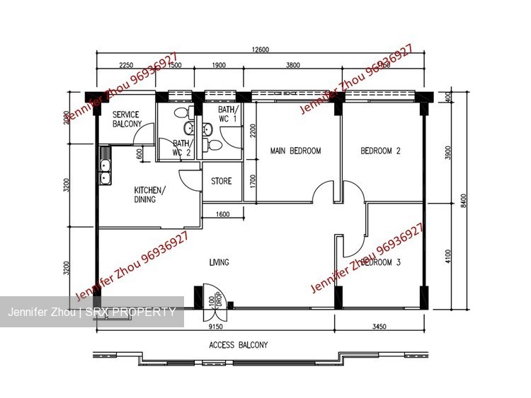 Blk 363 Woodlands Avenue 5 (Woodlands), HDB 4 Rooms #205904241